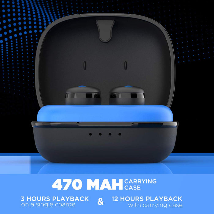 Boat Airdopes 201 Bluetooth Truly Wireless Earbuds with Mic(Furious Blue) - Unboxify