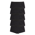 Boy Shorts 5-Pack - X= Black
