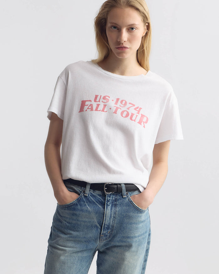 WHITE/RED PRINT