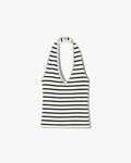 ECRU/BLACK STRIPE