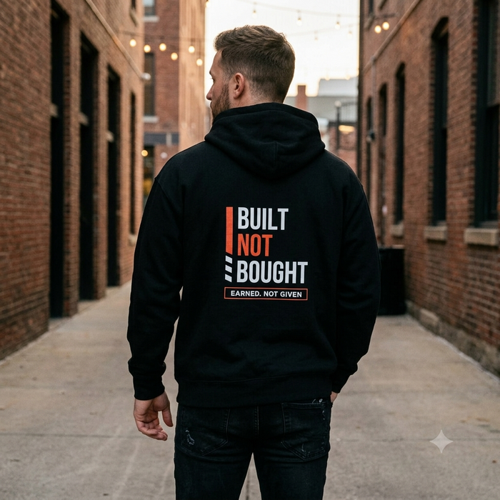 "Built Not Bought" Premium Heavyweight Hoodie