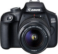 Canon EOS 3000D 18MP Digital SLR Camera (Black) (UNBOXED) - Unboxify