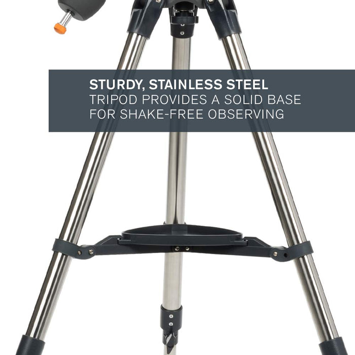 Celestron AstroMaster 130 EQ Telescope (Grey) (Without Counterweights)