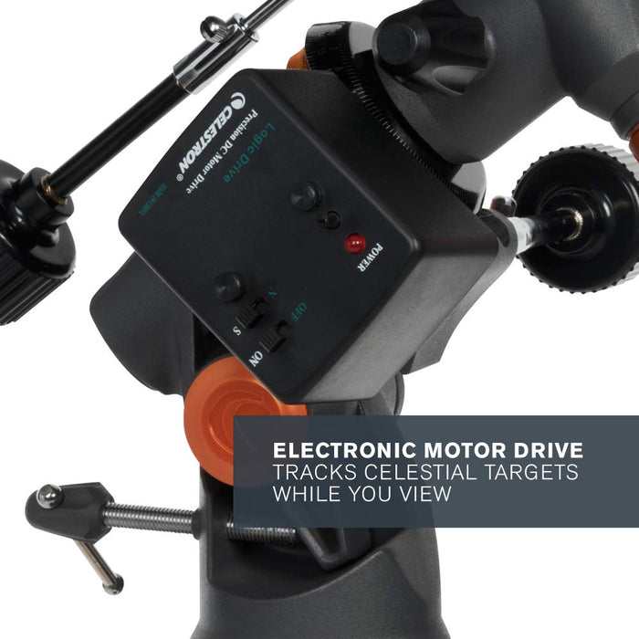 Celestron AstroMaster 130 EQ Telescope (Grey) (Without Counterweights)