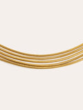 Choker Cleopatra Acero Baño Oro