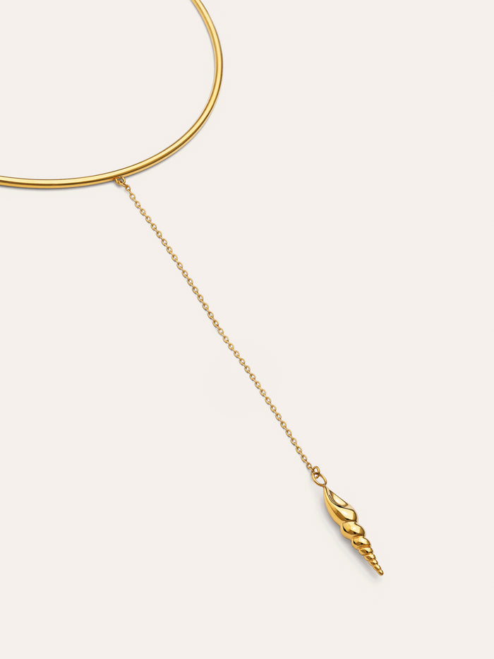 Choker Ítaca Acero Baño Oro