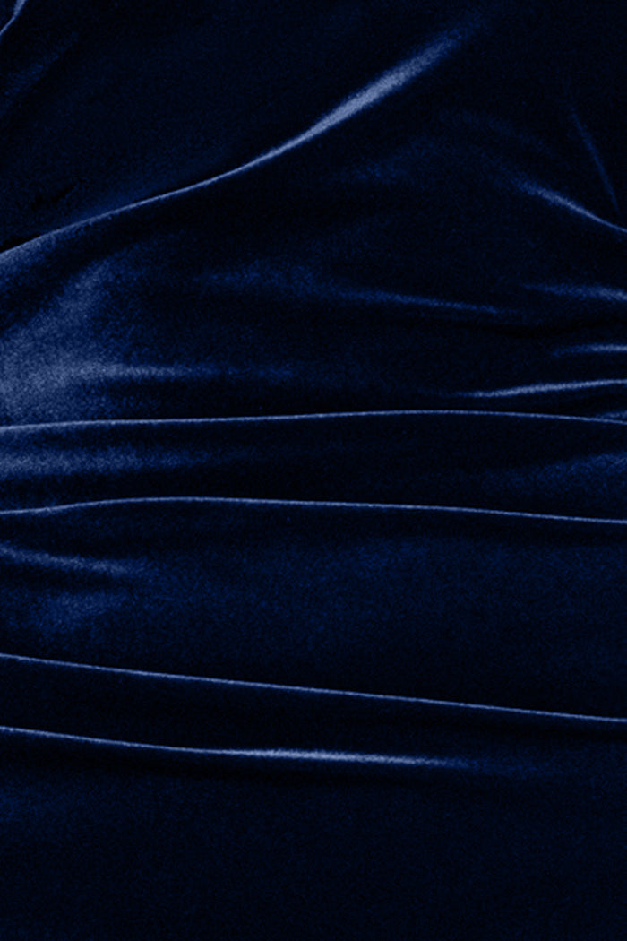 "Christy" Off the Shoulder Velvet Dress