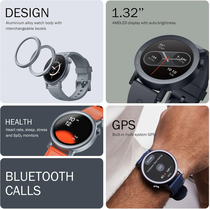 CMF BY NOTHING Watch Pro 2, 1.32" AMOLED, Auto-Brightness,Gesture Control, 3D Warmup Wuide, GPS Smartwatch - Unboxify