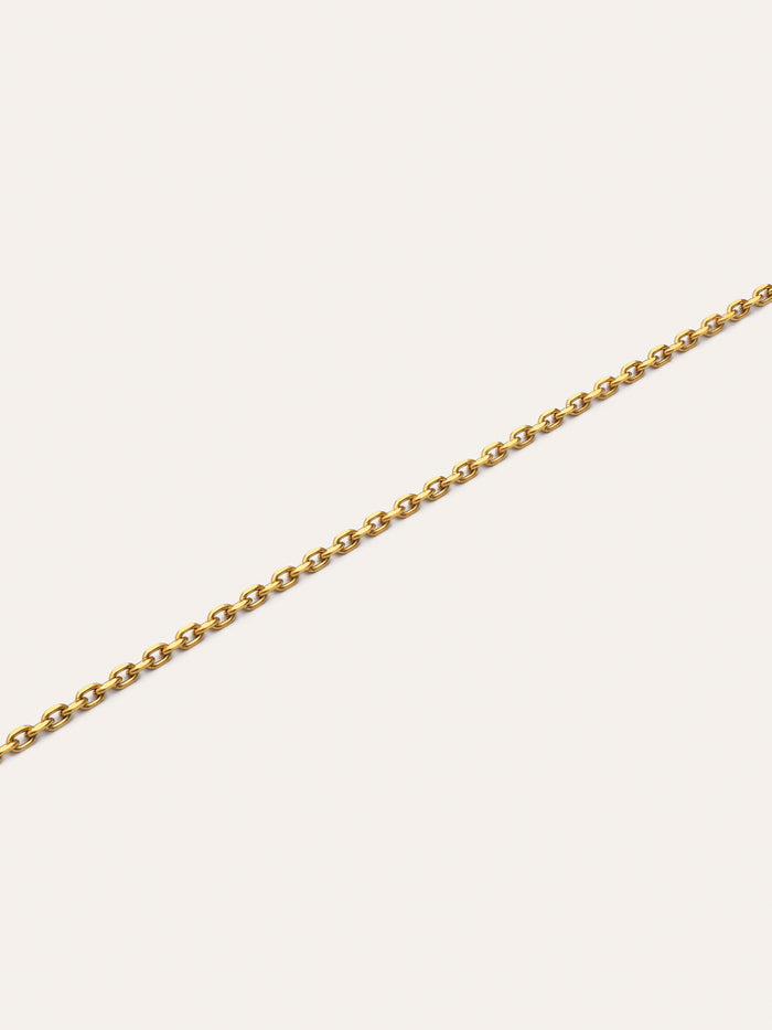 Collar Ana Acero Baño Oro