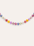 Collar Bali Stones Acero Baño Oro