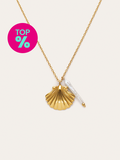 Collar Irida Acero Baño Oro