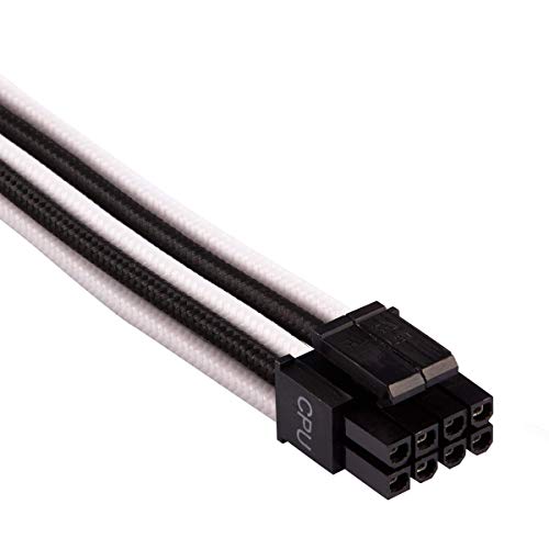 CORSAIR Component Premium Individually Sleeved DC Cable Starter KIT, Type 4 (Generation 4), White/Black (CP-8920220) - Unboxify
