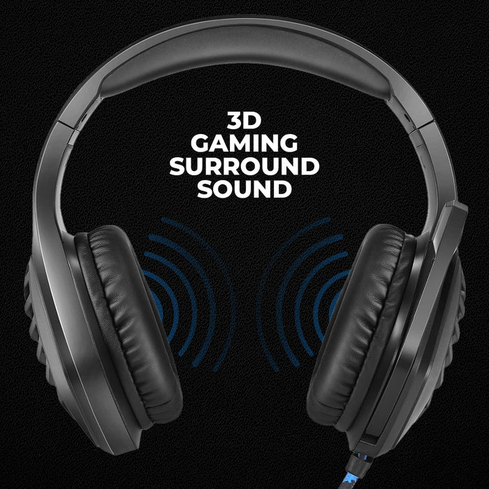 Cosmic Byte GS430 Gaming wired over ear Headphone, 7 Color RGB LED and Microphone - Unboxify