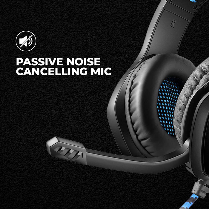 Cosmic Byte GS430 Gaming wired over ear Headphone, 7 Color RGB LED and Microphone - Unboxify