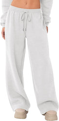 Cozy Wide-Leg Fleece Lounge Pants