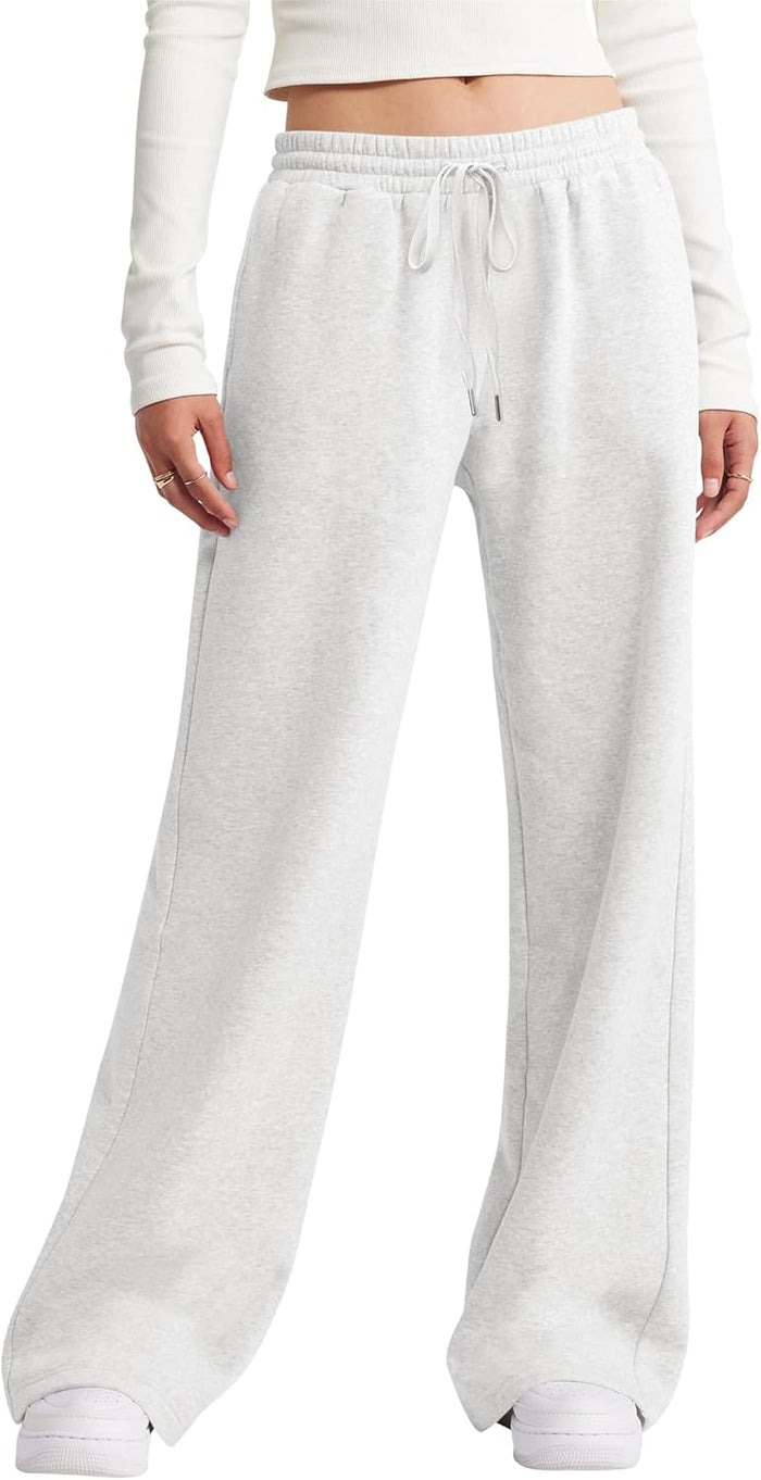 Cozy Wide-Leg Fleece Lounge Pants