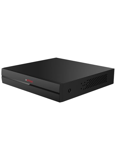 CP Plus 4 Channel DVR 1080N Digital Video Recorder CP-UVR-0401E1-CV5, Upto 2.4 MP Cameras Compatible, Black