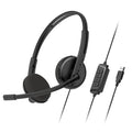 Creative Hs-220 USB Headset with Noise-Cancelling Mic and Inline Remote - On Ear, Black