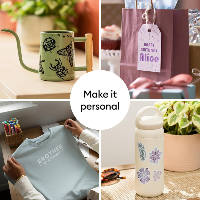 Cricut Explore 4 - Smart Cutting Machine (Seashell) | Digital Content Bundle - Includes Images in Design Space App