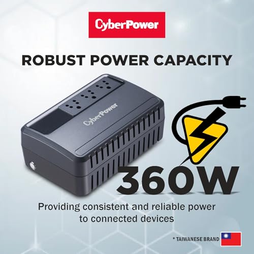 Cyberpower Power Bu600E-In 600VA UPS - Unboxify