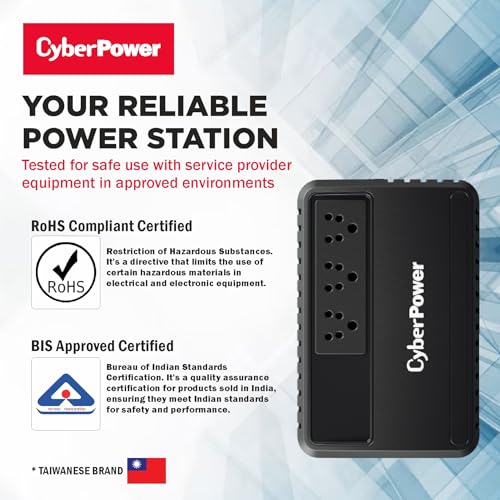 Cyberpower Power Bu600E-In 600VA UPS - Unboxify