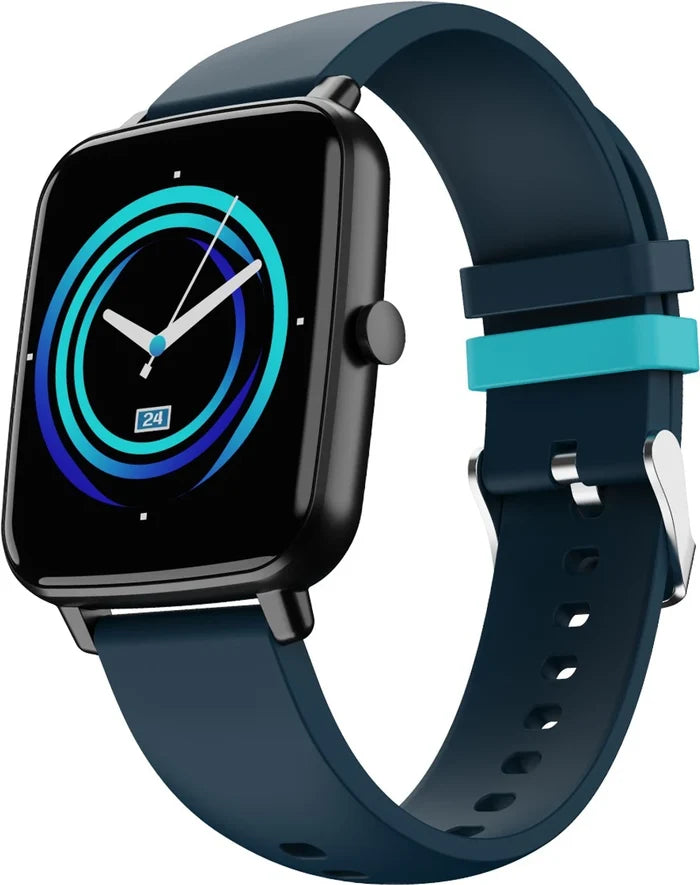 DEFY Space fit 1.54'' HD Display with Real time Temperature Sensor and SPO2 Smartwatch (Blue Strap, Free Size)
