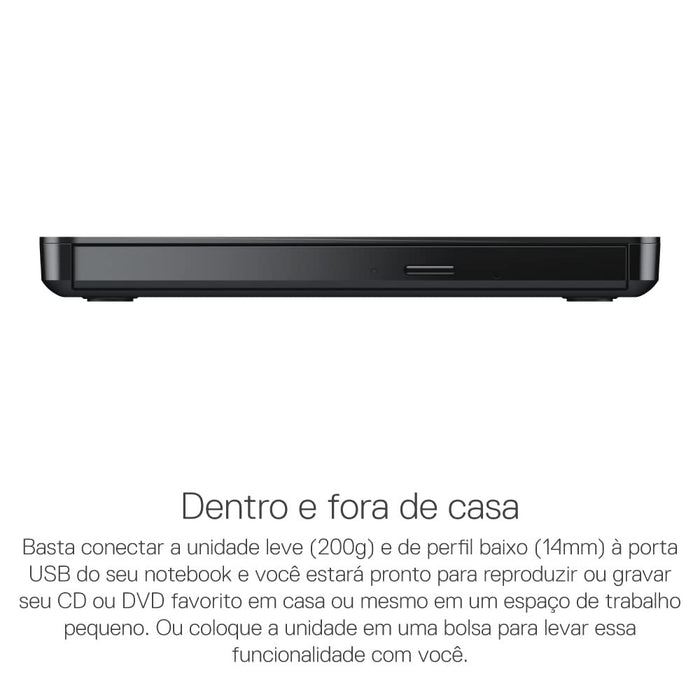 Dell External USB Slim DVD +/-RW Optical Drive- DW316