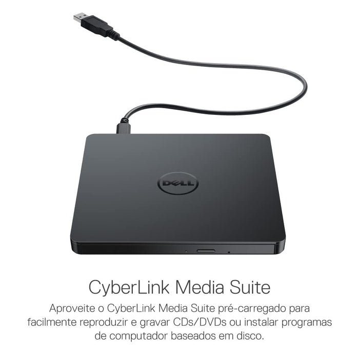 Dell External USB Slim DVD +/-RW Optical Drive- DW316