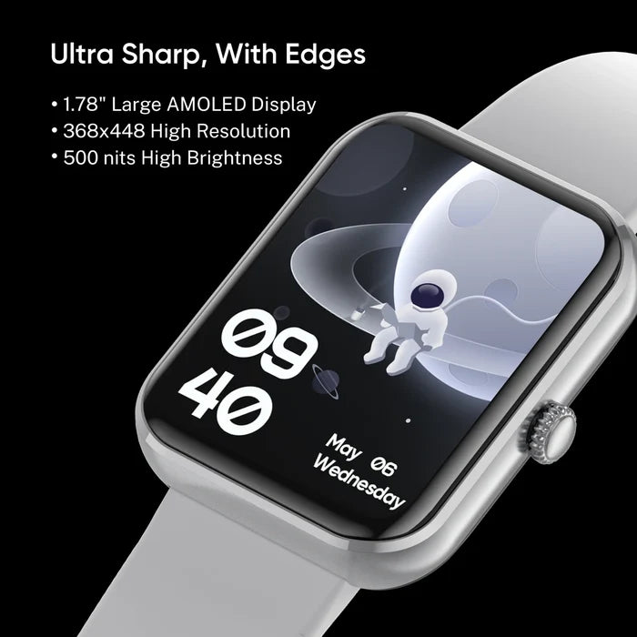 DIZO WATCH D ULTRA 1.78 AMOLED WITH CALLING (Grey Strap, Regular)