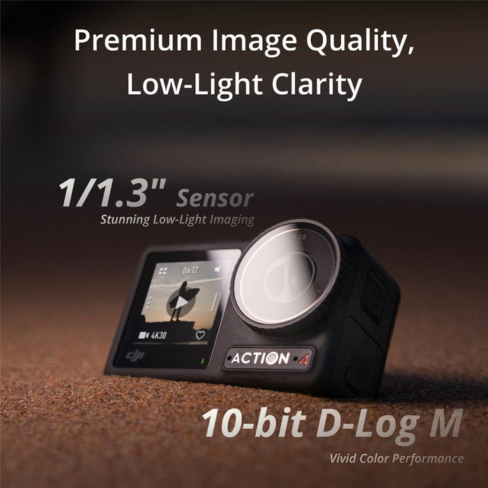 DJI Osmo Action 4 - 4K/120fps Waterproof Action Camera - Unboxify