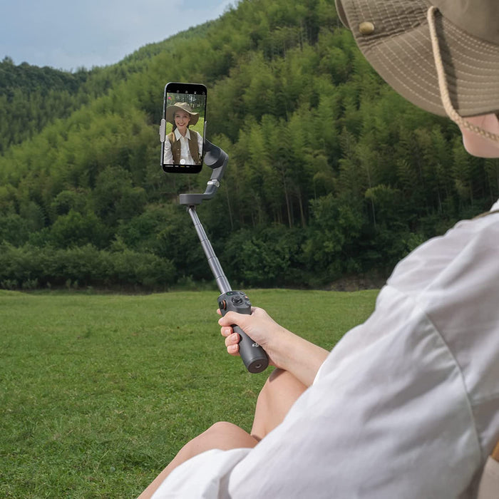 DJI OSMO Mobile 6 Smartphone Gimbal Stabilizer, 3-Axis Phone Gimbal, Built-in Extension Rod (Grey or Black) - Unboxify