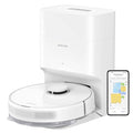 DREAME D10 Plus Gen 2 Robot Vacuum Cleaner with Automatic Dust Emptying, Stores up to 90 Days of Dust, LiDAR Navigation, 6000 Pa Suction Power for Carpets and Pet Hair, 285-Minute Battery, White - Unboxify