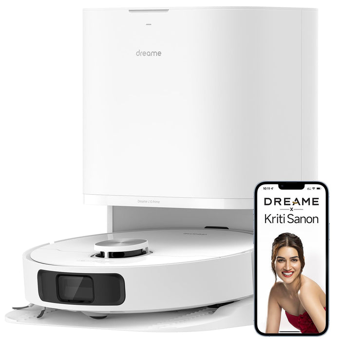 DREAME L10 Prime Robot Vacuum Cleaner with 7mm Mop Lift, Self-Cleaning Mop, LDS Navigation, 4000Pa Suction, 3D Mapping, WiFi/APP/Alexa - Unboxify