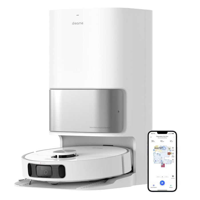 DREAME L10s Ultra Robot Vacuum Cleaner Washer with Self-Cleaning Base Station (Not Working/Can be used for Parts) - Unboxify