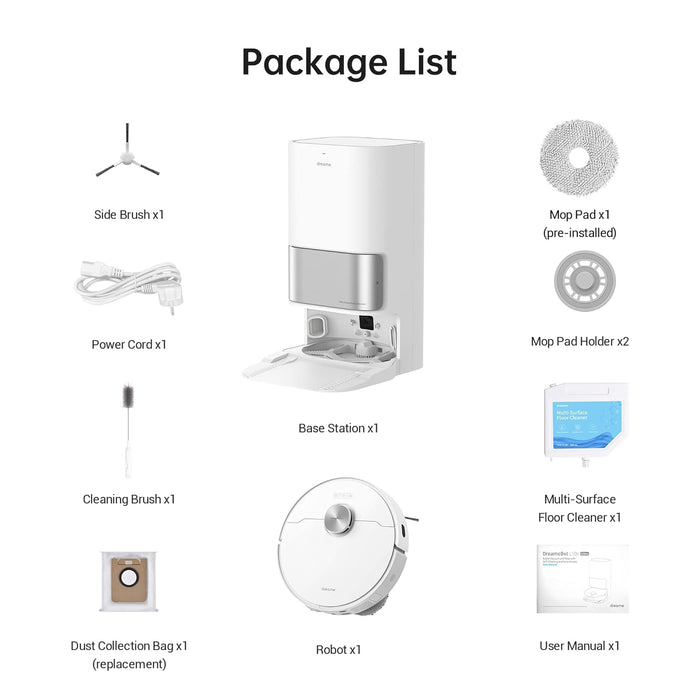 DREAME L10s Ultra Robot Vacuum Cleaner Washer with Self-Cleaning Base Station (Not Working/Can be used for Parts) - Unboxify