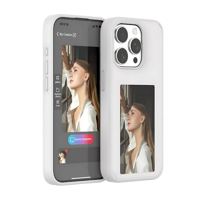 Funda de iPhone con pantalla e-ink - vista 2