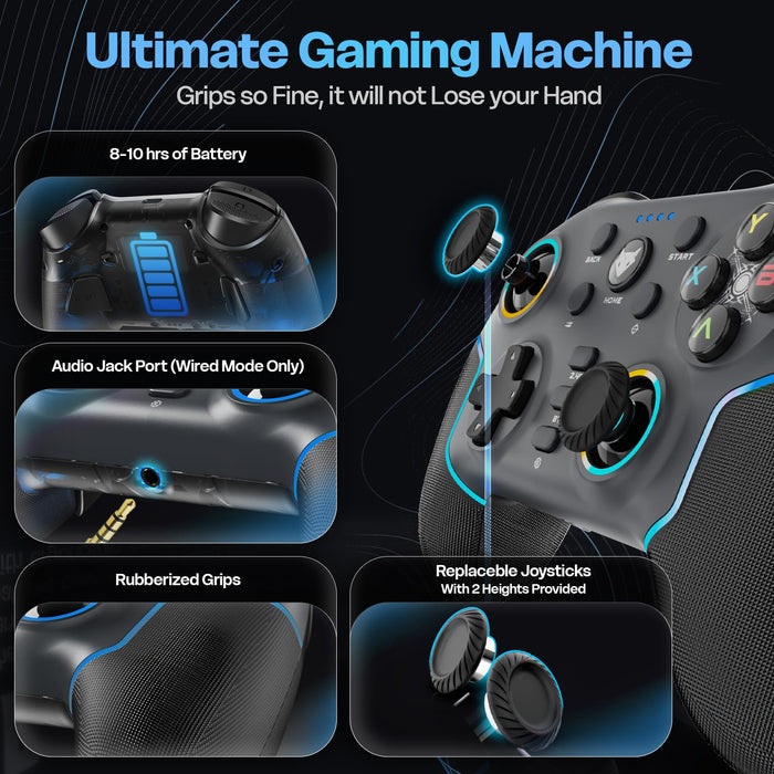 EvoFox Elite X2 Pro Gaming Controller for PC (Without Receiver) - Unboxify
