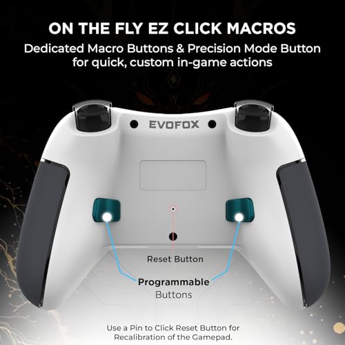 EvoFox One S Universal 3-Mode Wireless Gaming Controller (Without Receiver & Acessories) - Unboxify