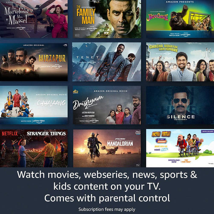 Fire TV Stick Lite with Alexa Voice Remote Lite | Stream HD Quality Video | No power and volume buttons - Unboxify