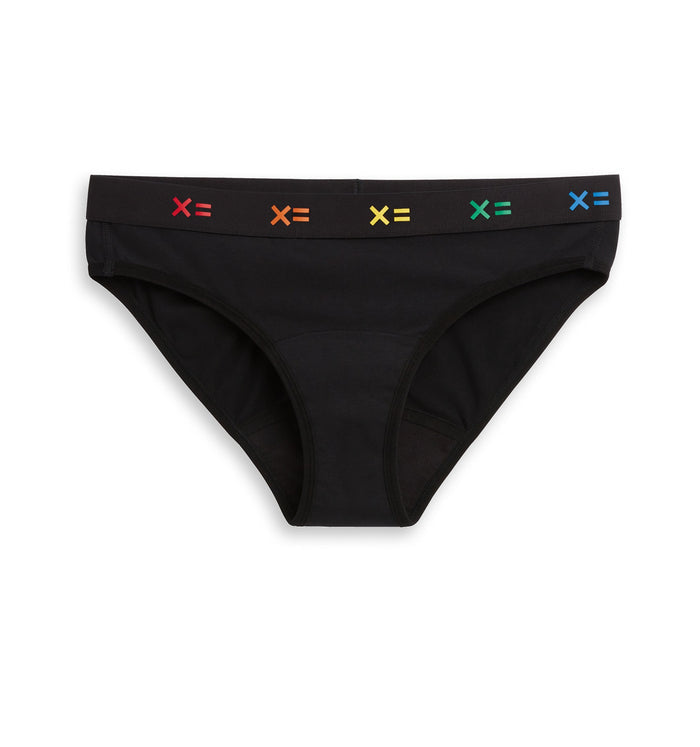 First Line Period Bikini 3-Pack - Black X= Rainbow