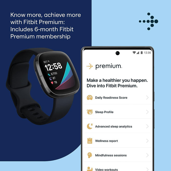Fitbit Sense Advanced Smartwatch (UNBOXED) - Unboxify