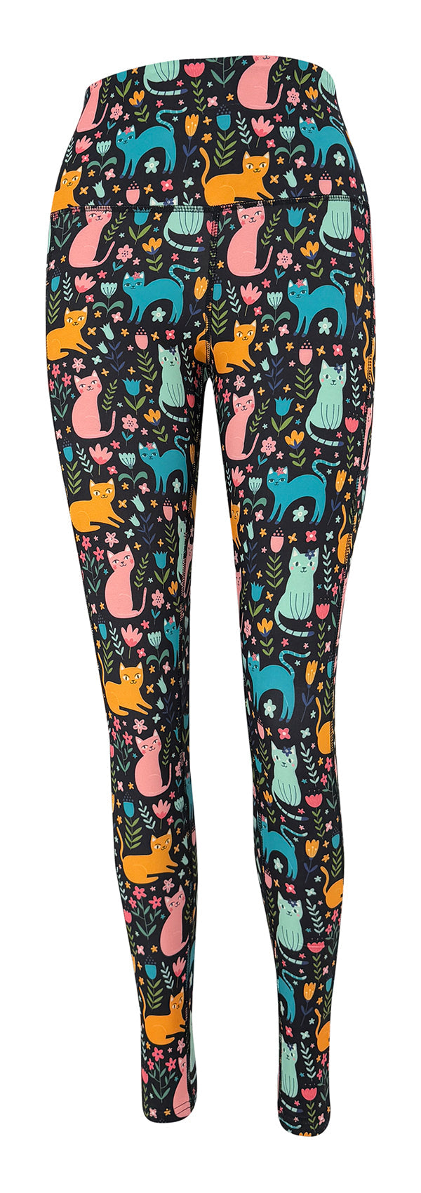 Floral Felines + Pockets