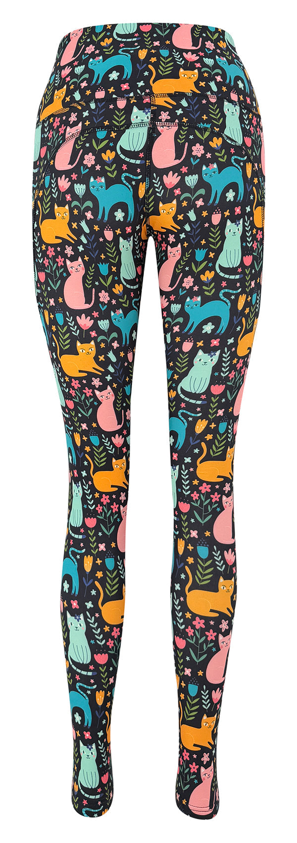 Floral Felines + Pockets