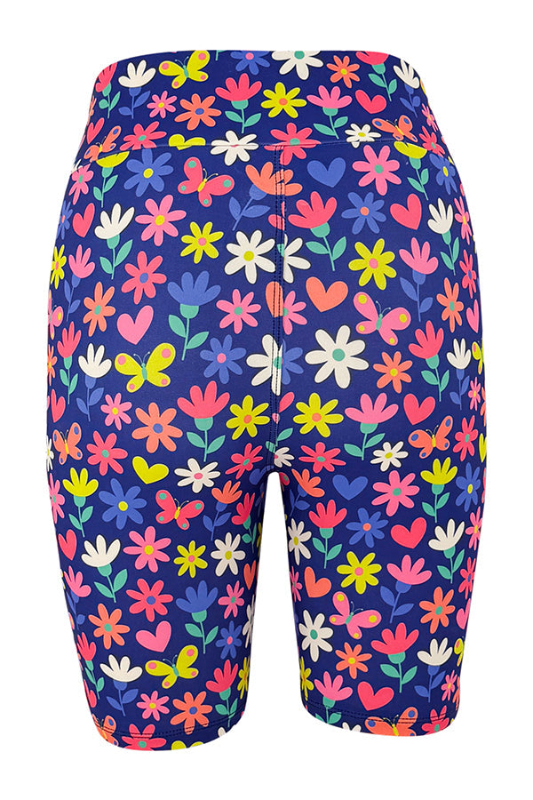 Flutterby Flowers Shorts