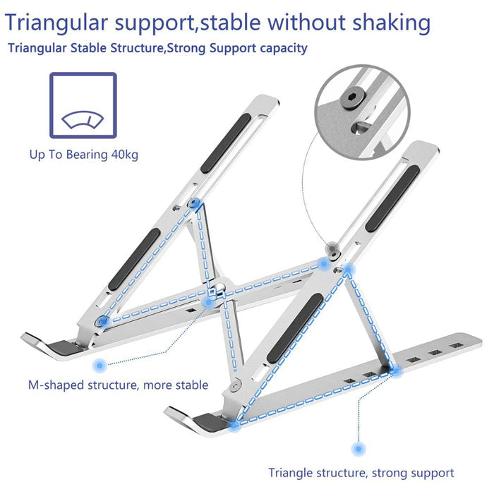 Soporte de aluminio plegable para portátil - vista 7
