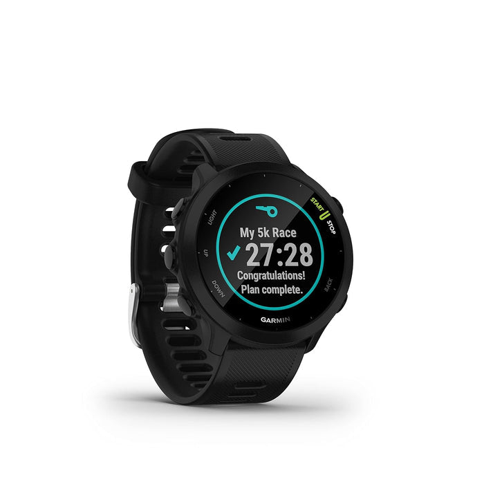 GARMIN Forerunner 55, GPS Running Watch with Daily Suggested Workouts, Up to 2 Weeks of Battery Life (Black) - Unboxify