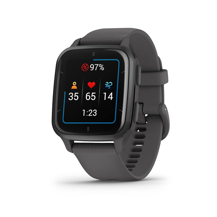 Garmin Venu Sq 2 GPS Smartwatch, All-Day Health Monitoring, Long-Lasting Battery Life, AMOLED Display - Unboxify