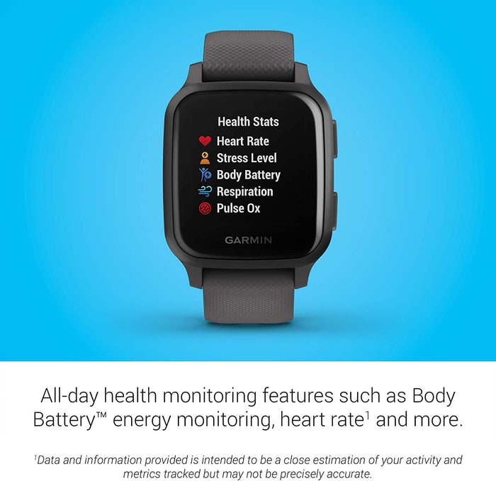 Garmin Venu SQ, GPS smartwatch with Bright Touchscreen Display - Unboxify
