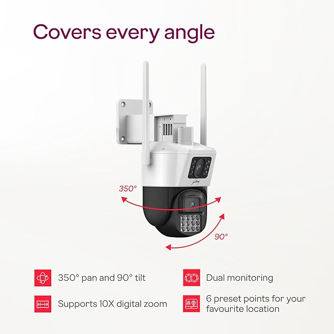 Godrej Security Solutions Store Cam ACE Pro 4G Linkage Camera - Unboxify