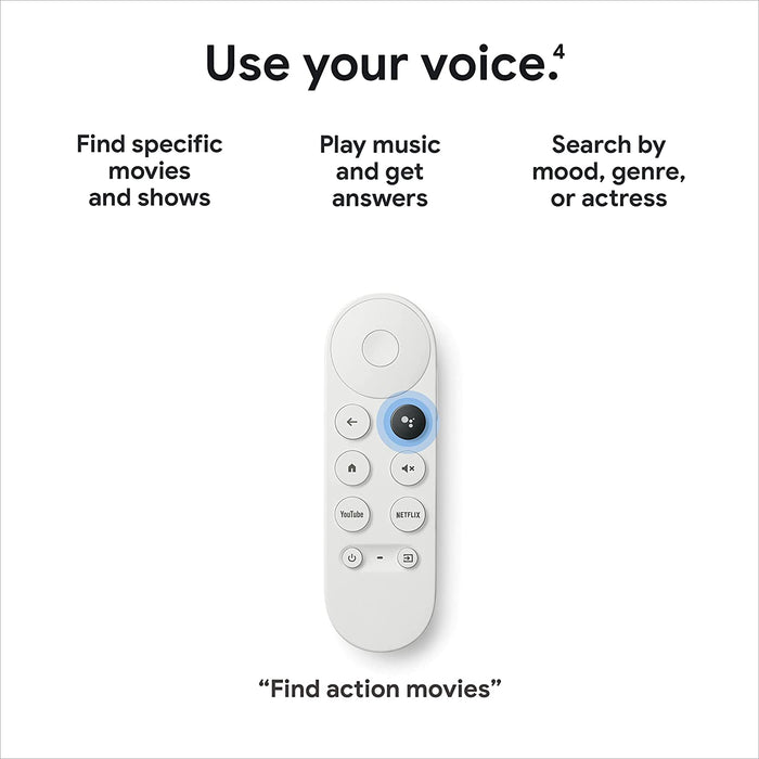Google Chromecast with TV Media Streaming Device (White)